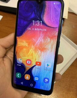 Samsung Galaxy A60 чёрный блики
