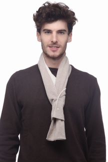 Итальянский кашемировый шарф на пуговицах