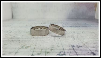 Обручальные кольца «фактурные»