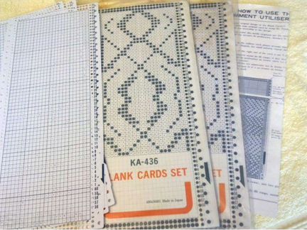 Перфокарты для вязальных машин