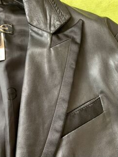 Кожаный пиджак Just Cavalli новый