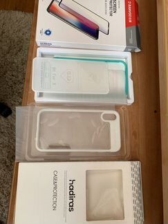 Чехол и стекло для айфон Х