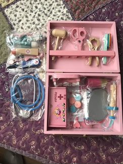 Деревянная игрушка набор доктора