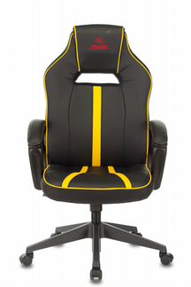 Кресло игровое Бюрократ viking zombie A3 YEL черны