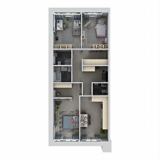 4-к квартира, 92.6 м², 19/21 эт.