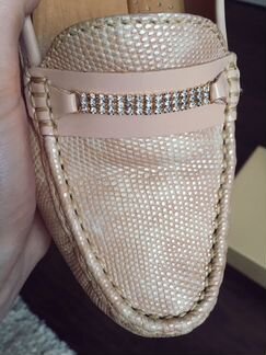 Женские мокасины летние (натуральная кожа) Эконика