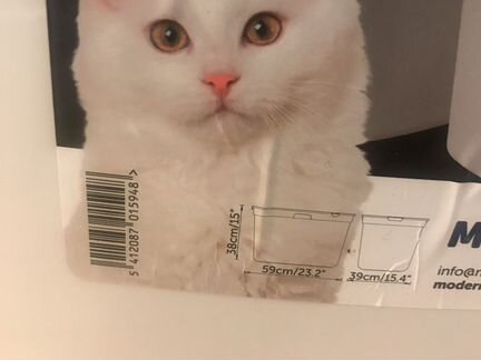 Кошачий туалет с верхним входом