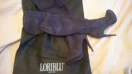 Сапоги замшевые loriblu 38,5 р