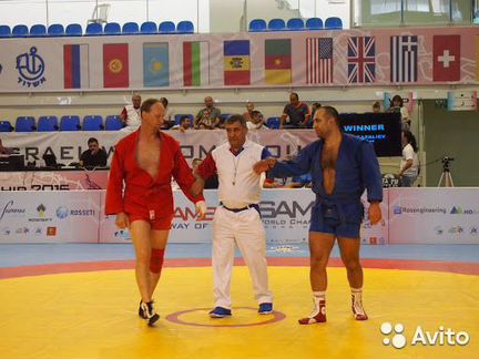 Борцовское покрытие 11*11 м для Самбо, карманы