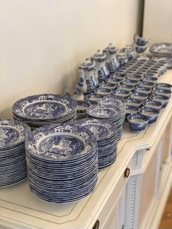 Столовая посуда коллекции Blue Italian. Spode. Eng