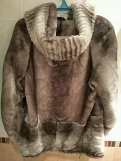 Шуба натуральный мех мутон