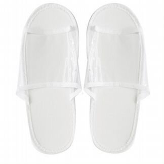 Тапочки одноразовые белые синие