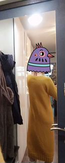 Вязаное платье миди