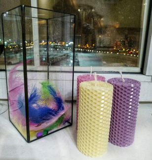 Ароматные свечи из вощины