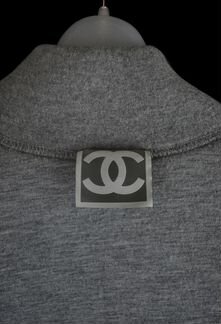 Пальто Chanel, оригинал, CC лого