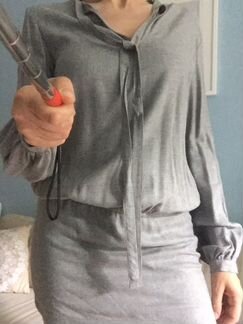 Платье рубашка туника zara