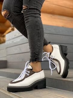 Ботинки Louis Vuitton женские на шнуровке