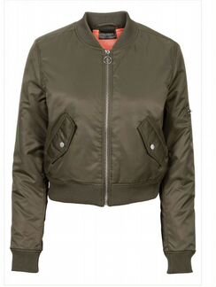 Куртка бомбер (оливковый) bonprix, р.52(EUR 46)