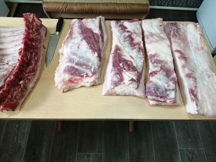 Сало домашнее солёное и копчёное