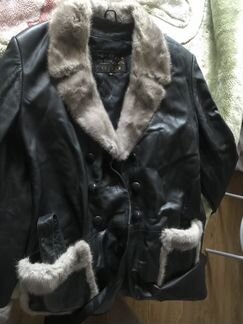 Плащ кожаный, зимы/осень