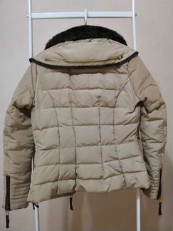 Короткий бежевый пуховик Colins XS