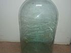 Старинная бутыль 20 литров зеленая