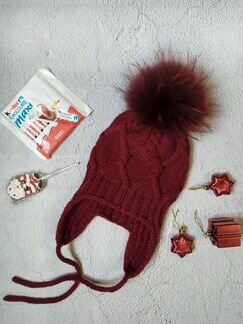 Шапка с ушками