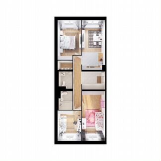 3-к квартира, 79.7 м², 14/25 эт.