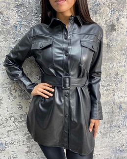 Кожаная рубашка