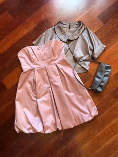 Платье naf naf с жакетом и сумочкой