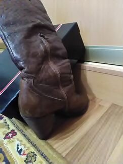 Деми сапоги кожа