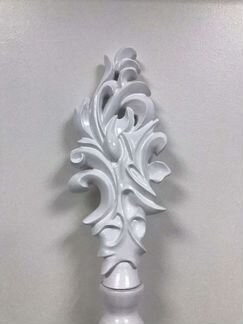 Посох Деда Мороза деревянный вип