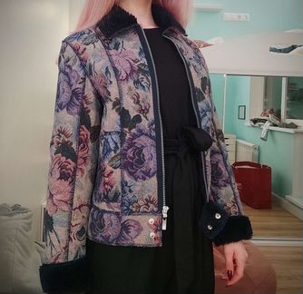 Укороченная дублёнка