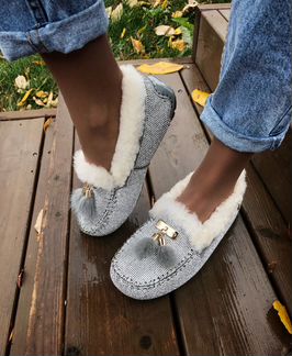 UGG & Мокасины со стразами