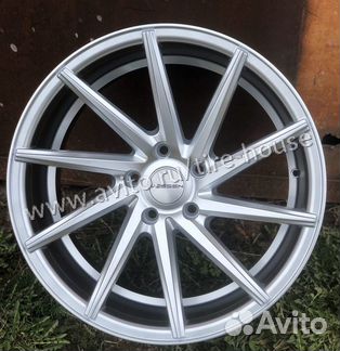 Диcки рaзноширокие R19 Сeребро 5-120 Воссен CVT