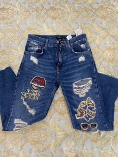 Джинсы mom zara