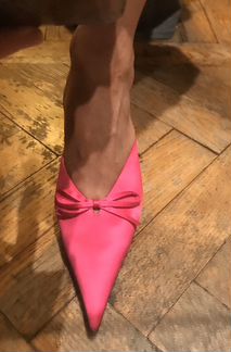 Мюли атласные balenciaga