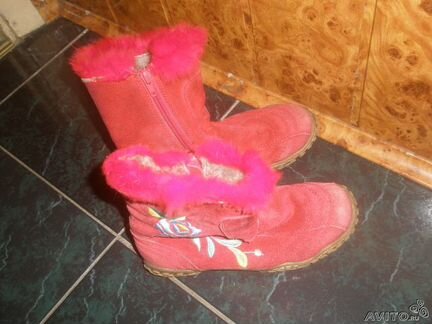 Сапожки нат.замша и мех