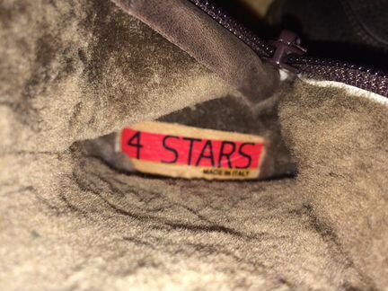 Сапоги зимние итальянские новые 4 Stars, 24 размер