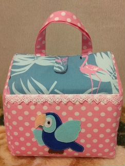 Кукольный домик сумочка для девочек. Выполнен из т