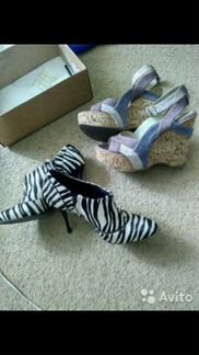 Босоножки синие Chester, б/у, в отличном состоянии