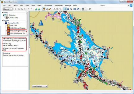 Карта глубин garmin bluechart g3