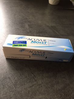 Ежедневные контактные линзы Acuvue moist 3,75