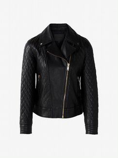 Новая кожаная куртка massimo dutti