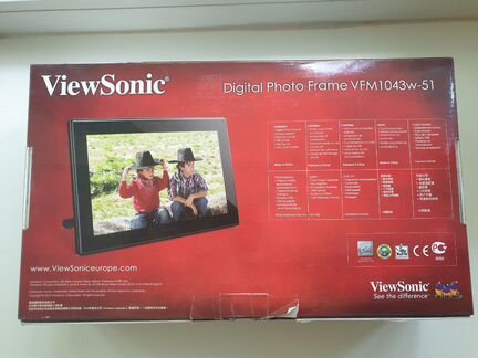 Цифровая фоторамка View Sonic новая