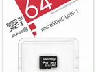 Карта памяти Smartbuy MicroSD 64GB