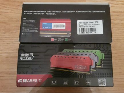 Оперативная память new 2х8Gb 3000MHz