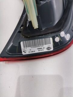 Фонарь задний левый Bmw X6 E71 N57D30A 2012