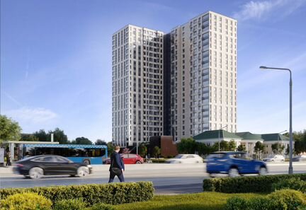 2-к квартира, 70.5 м², 9/24 эт.