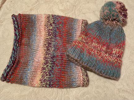 Набор зима шапка и шарф Cocodrillo + шапка весна O